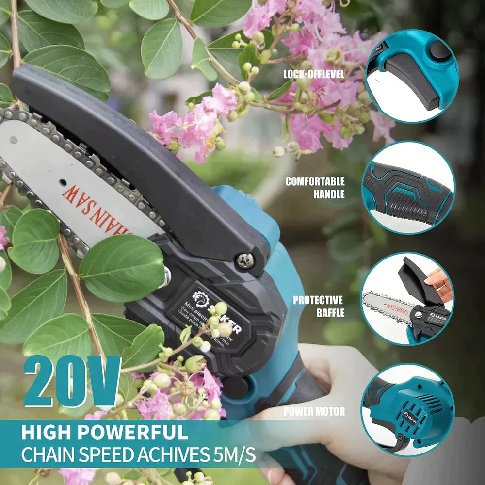 PowerCut portable chain saw – Precise power in uw handen