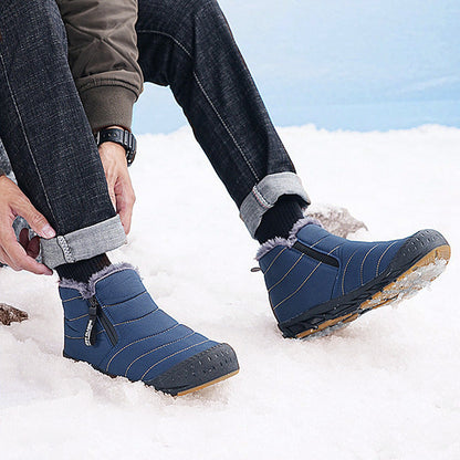 Warme, waterdichte outdoor-sneeuwlaarzen met voering van imitatiebont voor de winter